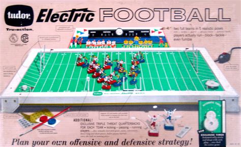 tudor electric football rules|electric football game rules.